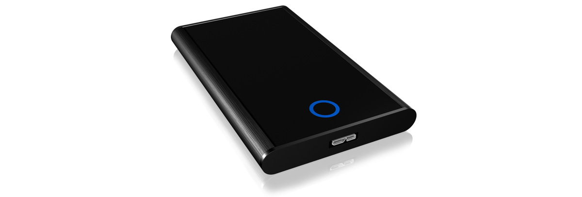 IB-273StU3 External 2.5" enclosure for SATA HDD/SSD with USB 3.0 interface in a stylish design 