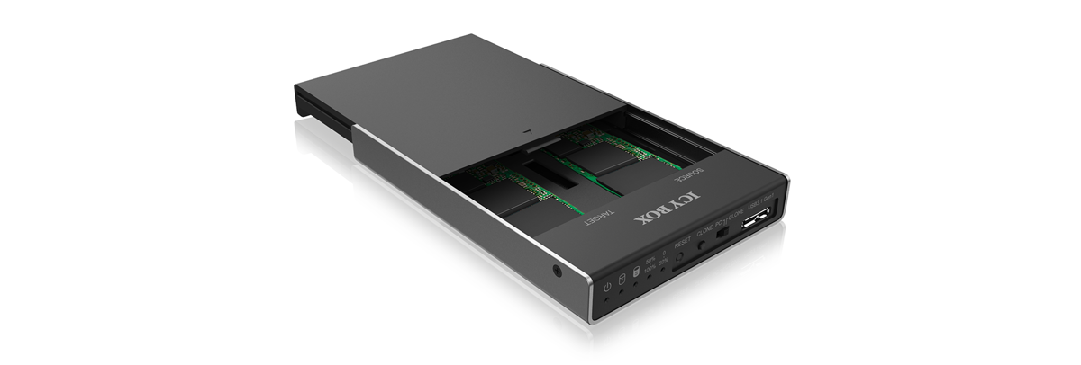IB-2812CL-U3 Docking and Clone Station for M.2 SATA SSDs 