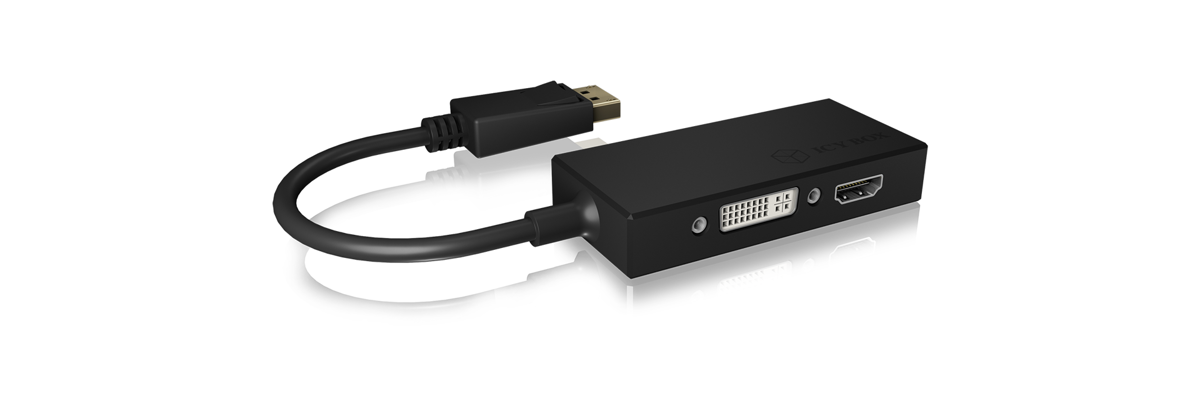 IB-AC1031 3-in-1 DisplayPort to HDMI/DVI-D/VGA Adapter 