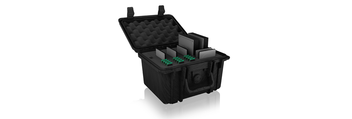 IB-AC627 Heavy Duty Case for 2.5"/3.5" and M.2 SSD/HDD