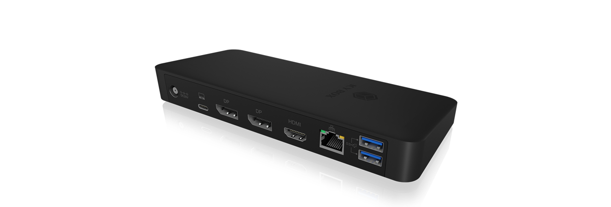 IB-DK2405-C Docking Station with 2xDP and HDMI 