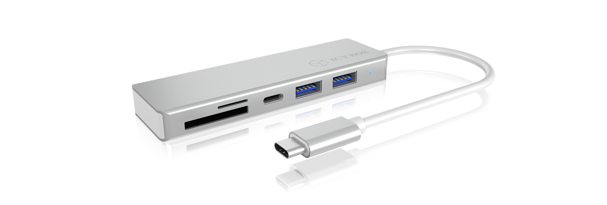 IB-HUB1413-CR USB 3.0 Type-C™ USB hub with 3 USB ports and multi-cardreader 