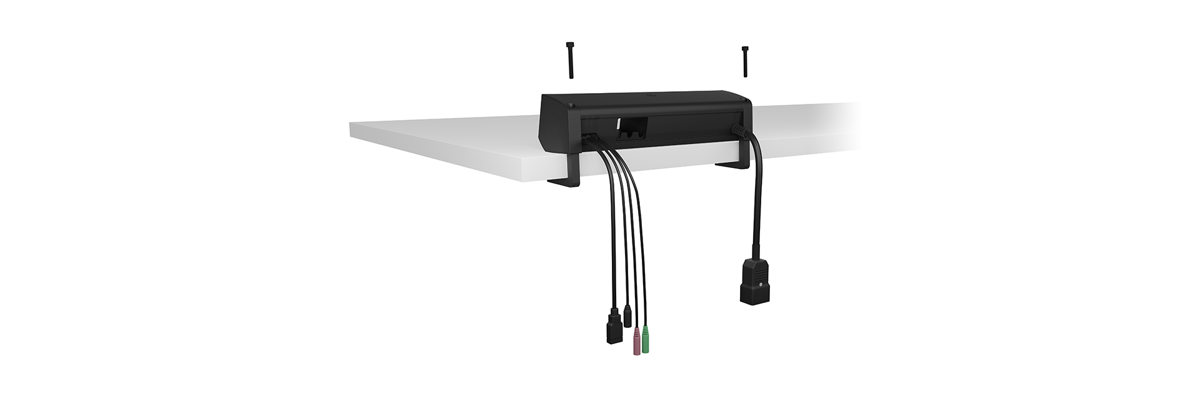 IB-TS301-5 5-port desk socket and USB-Hub 