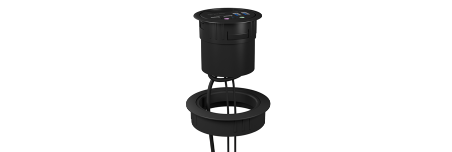 IB-HUBA001 Adapter for 60 mm table hubs to 80 mm