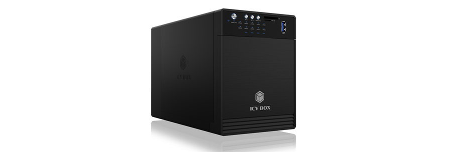 IB-RD3741-C31 External 4-bay RAID enclosure for HDD with USB 3.1 (Gen 2) Type-C connection + hub function